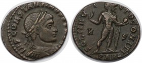 Römische Münzen, MÜNZEN DER RÖMISCHEN KAISERZEIT. Constantinus I. (306-337 n. Chr). Follis (Arelate) 316-317 n. Chr, Vs: IMP CONSTANTINVS PF AVG Rs: S...