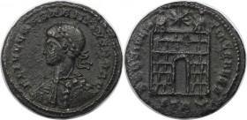 Römische Münzen, MÜNZEN DER RÖMISCHEN KAISERZEIT. ConstantinS (II.) als Caesar 324-337 n. Chr. Follis (Treveris), Vs: FL IVL CONSTANTIVS NOBC Rs: PROV...