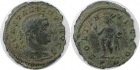 Römische Münzen, MÜNZEN DER RÖMISCHEN KAISERZEIT. Constantin d. Gr. 306-337 n. Chr. Halb Follis (Treveris) 310-313 n. Chr., Vs: CONSTANTIVS AVG Rs: SO...