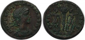Römische Münzen, MÜNZEN DER RÖMISCHEN KAISERZEIT. Constantins (II.) als Caesar 324-337 n. Chr. Klein Bronze (Constantinopel) 6. Offizin. (335-337 n. C...
