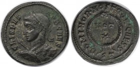Römische Münzen, MÜNZEN DER RÖMISCHEN KAISERZEIT. Crispus, Caesar 317 - 326 n. Chr. Follis (Ticinum). Sehr schön-vorzüglich