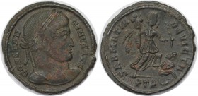 Römische Münzen, MÜNZEN DER RÖMISCHEN KAISERZEIT. Constantinus I. (306-337 n. Chr). Follis (Treveris) 323-324 n. Chr, Vs: CONSTAN TIVS AVG Rs: SARMATI...