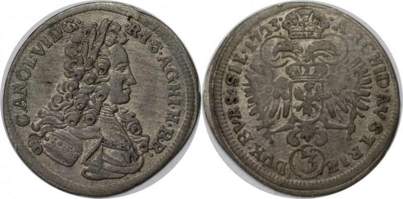 RDR – Habsburg – Österreich, RÖMISCH-DEUTSCHES REICH. Karl VI (1711 - 1740). Gro...