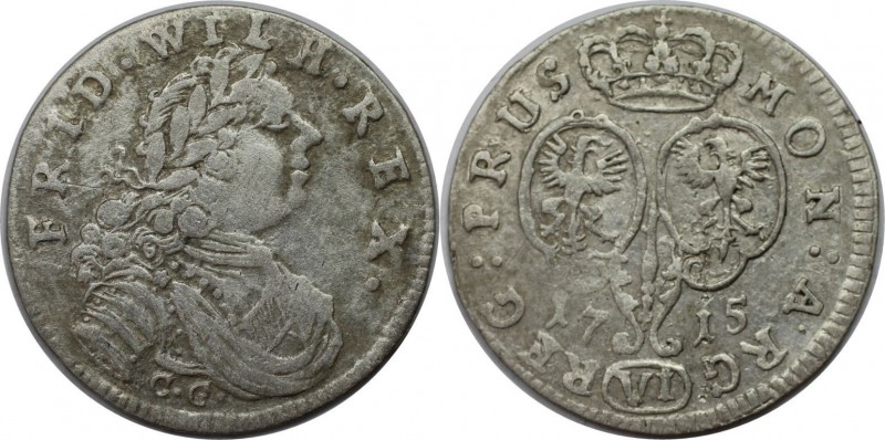 Altdeutsche Münzen und Medaillen, BRANDENBURG IN PREUSSEN. Friedrich Wilhelm I (...