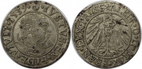 Altdeutsche Münzen und Medaillen, BRANDENBURG IN PREUSSEN. Albrecht von Brandenburg (1525-1568). Groschen 1539. Vorzüglich, Selten in dieser Erhaltung...