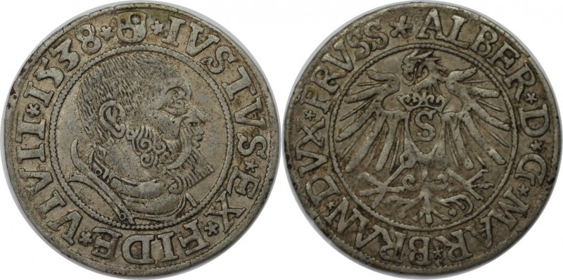 Altdeutsche Münzen und Medaillen, BRANDENBURG IN PREUSSEN. Albrecht von Brandenb...