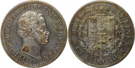 Altdeutsche Münzen und Medaillen, BRANDENBURG IN PREUSSEN. Taler 1840 A, Silber. Vorzüglich, Flecken