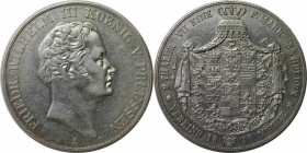 Altdeutsche Münzen und Medaillen, BRANDENBURG IN PREUSSEN. Friedrich Wilhelm III (1797-1840). Vereinsdoppeltaler 1840 A, Silber. Jaeger 64, Thun 252, ...