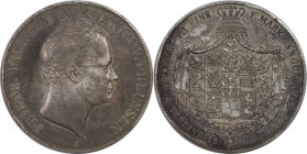 Altdeutsche Münzen und Medaillen, BRANDENBURG IN PREUSSEN. Friedrich Wilhelm IV. (1840-1861). Vereinsdoppeltaler 1842 A. Jaeger 71. Thun 253. AKS 69. ...