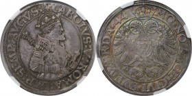 Altdeutsche Münzen und Medaillen, Donauwörth. Karl V (1519-1558). Taler 1544, Silber. Dav. 9170. NGC AU-55