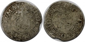 Altdeutsche Münzen und Medaillen, Minden-Bistum. Anton von Schauenburg (1587-1599). 1/24 Taler 1594, Silber. Schön