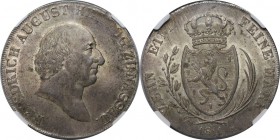 Altdeutsche Münzen und Medaillen, Nassau-Usingen. Friedrich August. Taler 1811 CT. Silber. KM 6. Dav-738. NGC MS-64