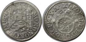 Altdeutsche Münzen und Medaillen, NORTHEIM, STADT. Groschen (1/24 Taler) 1671. Sehr schön. R