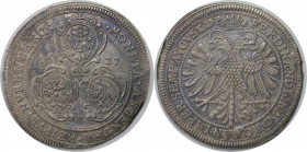 Altdeutsche Münzen und Medaillen, NÜRNBERG, Stadt. 1 Taler 1627, Silber. Dav. 5636. Vorzüglich, feine Patina
