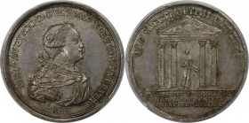 Altdeutsche Münzen und Medaillen, SACHSEN - ALBERTINE. Friedrich August III. (I.), (1763-1827). Medaille 1769, Silber. 33 mm. Mers-1931. PCGS SP-63