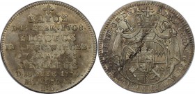 Altdeutsche Münzen und Medaillen, Würzburg-Bistum. Adam Friedrich von Seinsheim (1755-1779). Sterbegroschen 1779, Silber. Slg. Piloty 1277. Vorzüglich...
