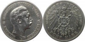 Deutsche Münzen und Medaillen ab 1871, REICHSSILBERMÜNZEN, Preußen, Wilhelm II (1888-1918). 5 Mark 1903 A, Silber. Jaeger 104. Sehr schön