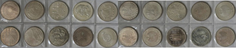 Deutsche Münzen und Medaillen ab 1945, Lots und Samllungen. BUNDESREPUBLIK DEUTS...
