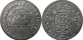Europäische Münzen und Medaillen, Dänemark / Denmark. DÄNEMARK KÖNIGREICH. Frederik I (1523-1533). Silbergulden 1532, (späterer Guss), Kopenhagen, Es ...