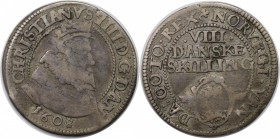 Europäische Münzen und Medaillen, Dänemark / Denmark. DÄNEMARK KÖNIGREICH. Christian IV (1588-1648). 8 Skilling 1608, Kopenhagen. Münzmeister Nikolaus...