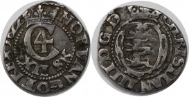 Europäische Münzen und Medaillen, Dänemark / Denmark. DÄNEMARK KÖNIGREICH. Christian IV (1588-1648). 12 Skilling 1622, Frederiksborg. Münzmeister Joha...