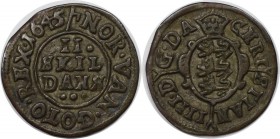 Europäische Münzen und Medaillen, Dänemark / Denmark. DÄNEMARK KÖNIGREICH. Christian IV (1588-1648). 2 Skilling 1645, Kopenhagen. Münzmeister Heinrich...