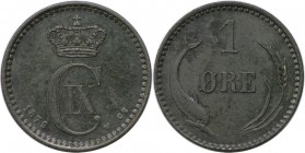 Europäische Münzen und Medaillen, Dänemark / Denmark. DÄNEMARK KÖNIGREICH. Christian IX (1863-1906). 1 Öre 1879, Kopenhagen. Münzmeister Vilhelm Burch...