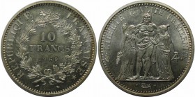 Europäische Münzen und Medaillen, Frankreich / Lothringen. 10 Francs 1969. Stempelglanz