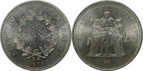Europäische Münzen und Medaillen, Frankreich / Lothringen. 50 Francs 1978. Stempelglanz