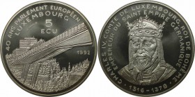 Europäische Münzen und Medaillen, Luxemburg. 5 Ecu 1992. Stempelglanz