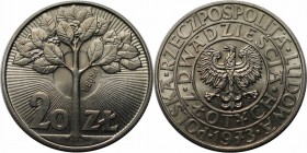 Europäische Münzen und Medaillen, Polen / Poland. Volksrepublik. 20 Zloty 1973 Proba, Kupfer-Nickel. KM Pr214. Stempelglanz