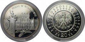 Europäische Münzen und Medaillen, Polen / Poland. Palac w Wilanowie. 20 Zloty 2000, Silber. 0.84 OZ. KM Y#391. Polierte Platte