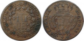 Europäische Münzen und Medaillen, Portugal. 3 Reis 1724, Kupfer. KM 215. Sehr schön