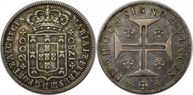 Europäische Münzen und Medaillen, Portugal. 200 Reis 1780, Silber. KM 272. Vorzüglich