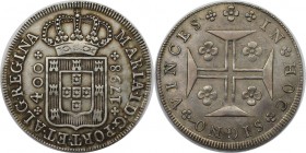 Europäische Münzen und Medaillen, Portugal. 400 Reis 1798, Silber. KM 288. Sehr schön-vorzüglich