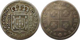 Europäische Münzen und Medaillen, Portugal. 200 Reis 1809, Silber. KM 340. Sehr schön
