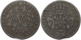 Europäische Münzen und Medaillen, Portugal. 5 Reis 1812, Kupfer. KM 346. Sehr schön