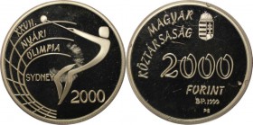 Europäische Münzen und Medaillen, Ungarn / Hungary. 2000 Forint 1999, Silber. 0.59 OZ. Polierte Platte