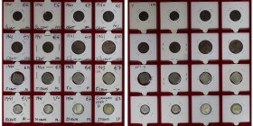 Europäische Münzen und Medaillen, Lots und Samllungen. Niederlande / Netherlands. Lot von 16 münzen (1940-1944). 2х1/2 Cent 1940, 2х1 Cent 1940, 2х1 C...