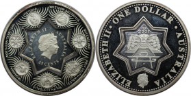 Weltmünzen und Medaillen, Australien / Australia. 1 Dollar 2001, Silber. 1 OZ. Polierle Platte