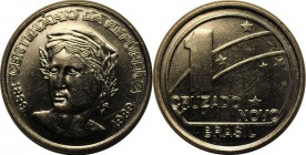 Weltmünzen und Medaillen, Brasilien / Brazil. 1 Cruzado 1989. Stempelglanz