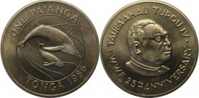 Weltmünzen und Medaillen, Tonga. 1 Pa'anga 1986. Stempelglanz