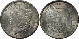 Weltmünzen und Medaillen, Vereinigte Staaten / USA / United States. Morgan Dollar 1887, Silber. Vorzüglich-stempelglanz