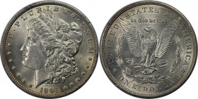 Weltmünzen und Medaillen, Vereinigte Staaten / USA / United States. Morgan Dollar 1896, Silber. Stempelglanz, Patina