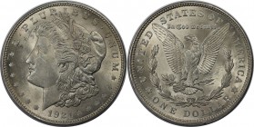 Weltmünzen und Medaillen, Vereinigte Staaten / USA / United States. Morgan Dollar 1921, Silber. Vorzüglich-stempelglanz