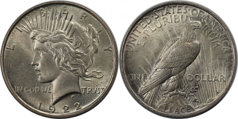 Weltmünzen und Medaillen, Vereinigte Staaten / USA / United States. Peace Dollar...