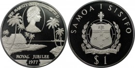 Weltmünzen und Medaillen, Western Samoa. 1 Tala 1977, Silber. 0.9 OZ. Polierte Platte