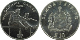 Weltmünzen und Medaillen, Western Samoa. 10 Tala 1980. Stempelglanz
