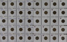 Weltmünzen und Medaillen, Lots und Sammlungen Großbritannien. 20 x 3 Pence 1937-1959. Lot von 20 münzen. Bild ansehen Lot