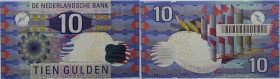 Banknoten, Niederlande / Netherlands. IJSVOGEL. 10 Gulden 1997. Pick 99. UNZ